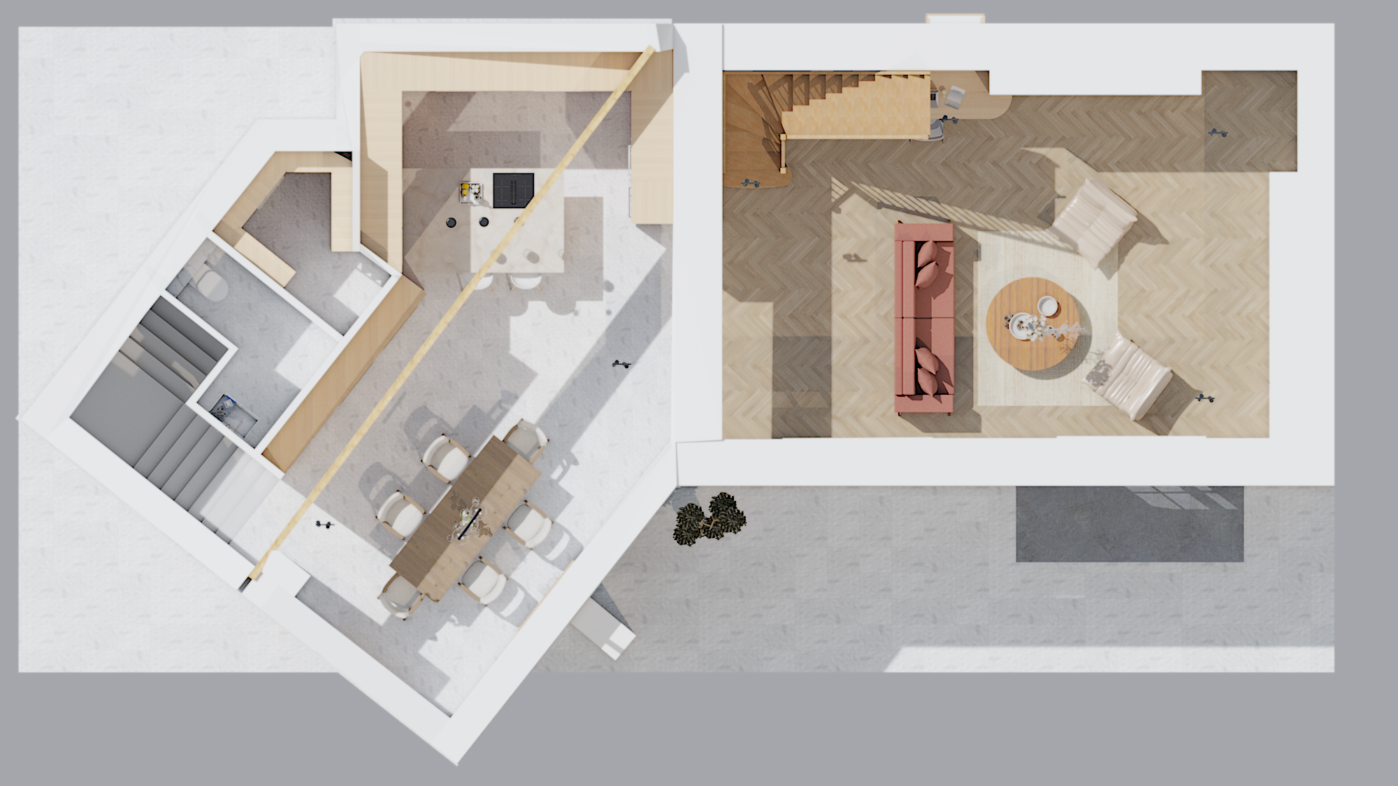 VUE COUPE 100X100 | L’Elégance D’intérieur PROJET BOURGEOIS Pfastatt 0